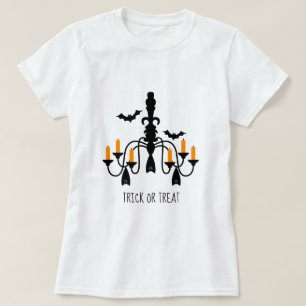 T-shirt Chandelier chauves-souris thème Halloween