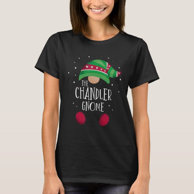 T-shirt Chandler Gnome Family Matching Christmas Pajamas (Devant)