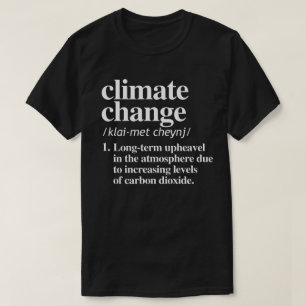 T-shirt Changement climatique