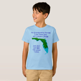 T-shirt Changement climatique - enfants 3 de bleu