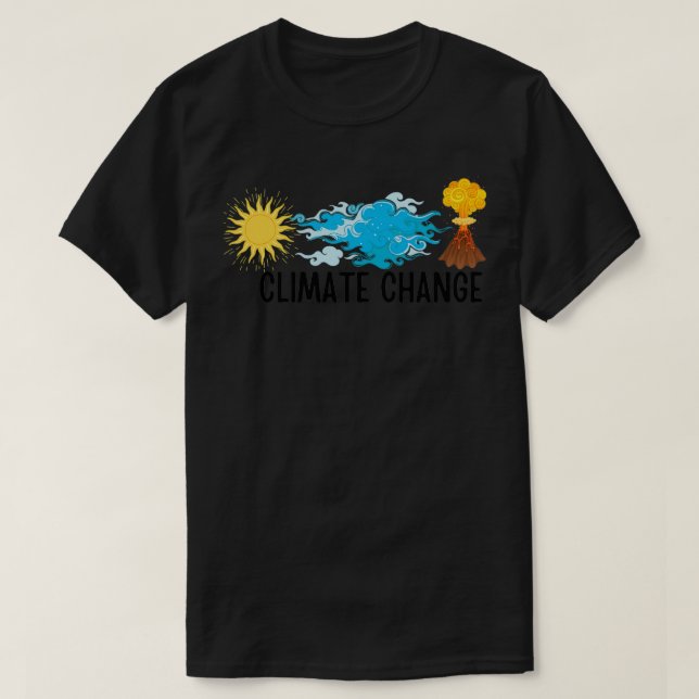 T-shirt Changement climatique Non Merci Climat terrestre 2 (Design devant)