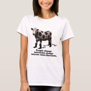 T-shirt Changement de personnes - vache extrêmement