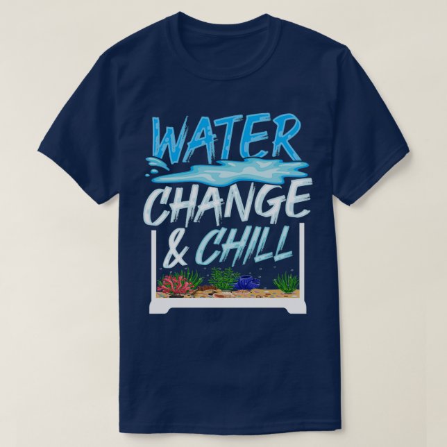 T-shirt Changement d'eau et conception de refroidissement  (Design devant)