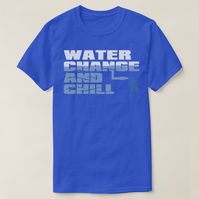 T-shirt Changement d'eau et refroidissement Aquarist Cadea (Design devant)
