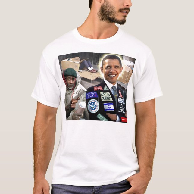 T-shirt Changement d'Obama (Devant)