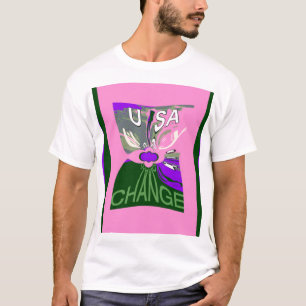 T-shirt Changement Rose Hillary USA Nous Sommes Plus Forts