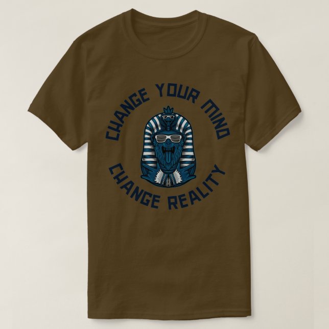 T-shirt Changer d'avis Changer de réalité (Design devant)