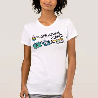 T-shirt Changer de couche professionnelle 2