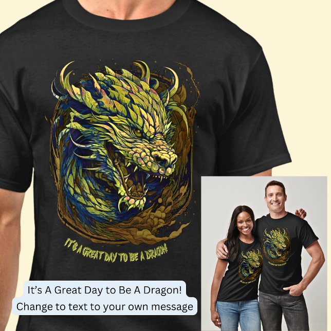 T-shirt Changer de texte, C'est un grand jour d'être un dr (Créateur téléchargé)
