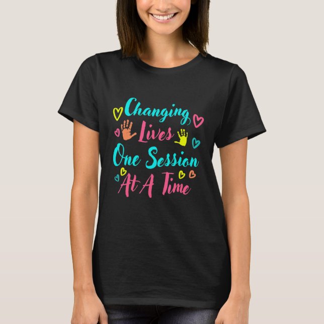 T-shirt Changer des vies une session à la fois (Devant)