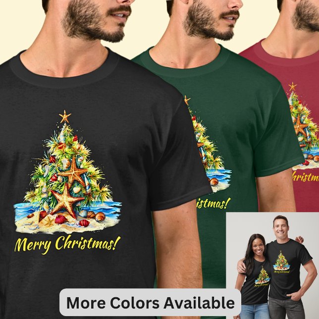T-shirt Changer le texte - Plage Starfish Coques Arbre de  (Créateur téléchargé)