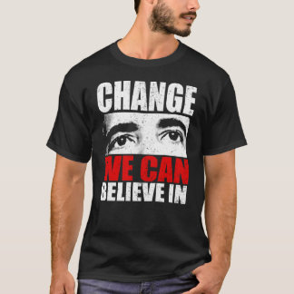 T-shirt Changez-nous peut croire à la chemise d'Obama