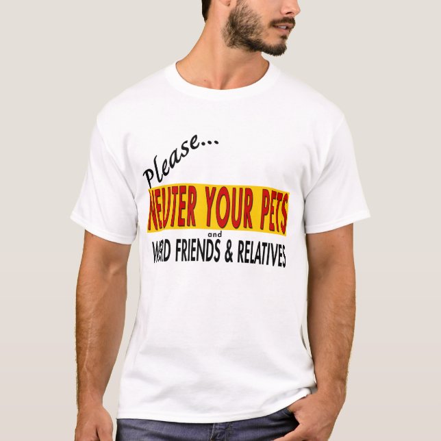 T-shirt Changez vos animaux familiers et… (Devant)
