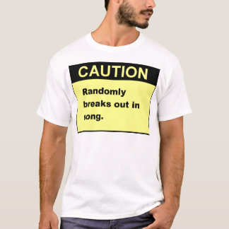 T-shirt Chanson aléatoire
