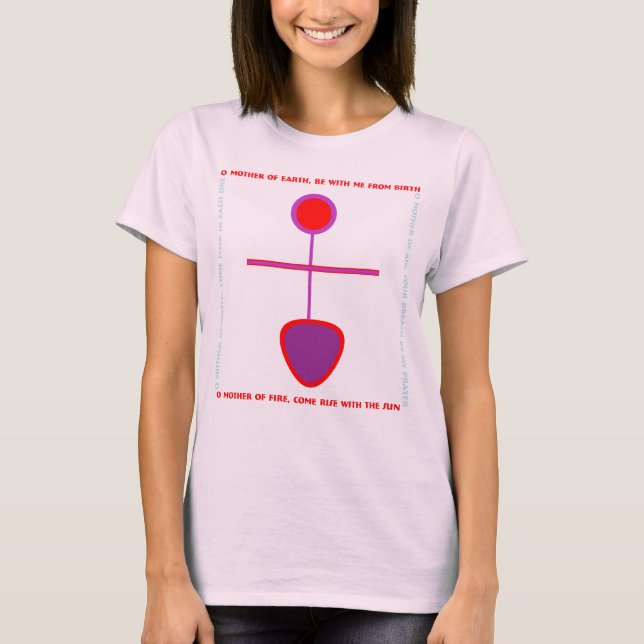 T-shirt Chanson de déesse à manches longues (Devant)