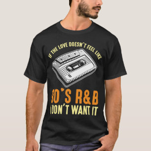 T-shirt Chanson des années 90 R&B Music Cassette Années 90