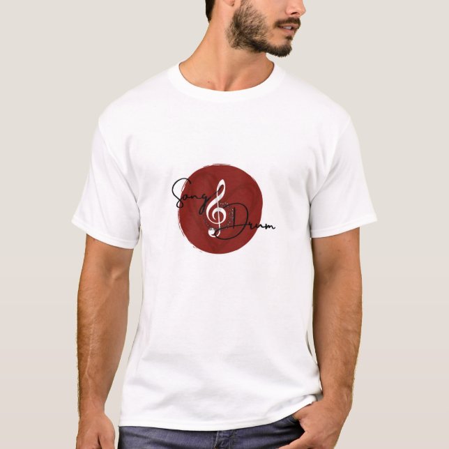T-shirt Chanson et tambour_T-shirt Unisex (Devant)