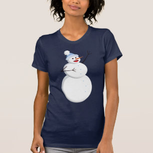 T-shirt Chanter un joyeux bonhomme de neige