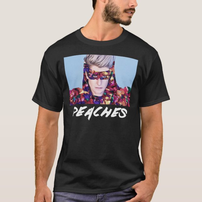T-shirt Chanteur de musique Peaches   (Devant)