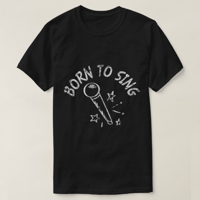 T-shirt chanteur karaoké formation vocale (Design devant)