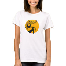 Chanteur Silhouette aux oiseaux