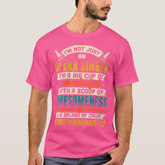 T-shirt Chanteuse D'Opéra Pour Opéra Vocaliste Tenor Singe