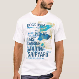 T-shirt Chantier maritime vintage - Côte Est