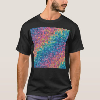 T-shirt Chaos coloré