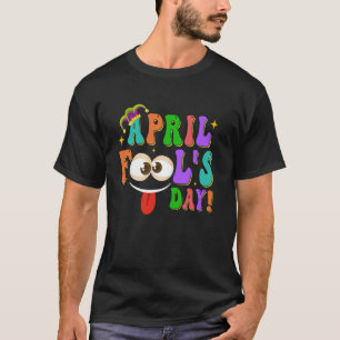 T-shirt Chapeau de bouffon de Poisson d'avril Drôle de bla