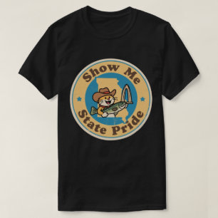 T-shirt Chapeau de cowboy drôle vintage poisson-chat Misso