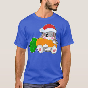 T-shirt Chapeau de Noël de Noël pourri de lapin