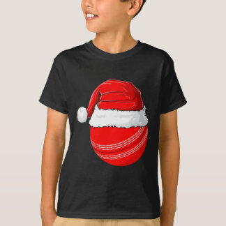 T-shirt Chapeau de Noël de Santa Claus Cricket