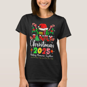 T-shirt Chapeau de Père Noël assorti pour Noël 2025 de la 