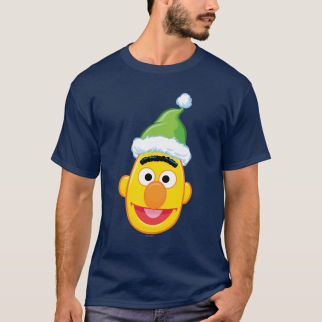 T-shirt Chapeau de Père Noël Bert (Devant)