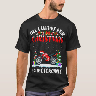 T-shirt Chapeau de Père Noël drôle Tout ce que je veux pou