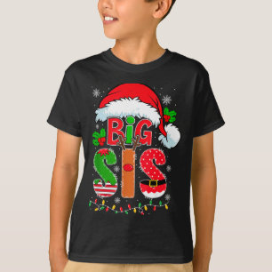 T-shirt Chapeau de Père Noël Grande Sœur Nouvelle Annonce