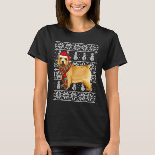 T-shirt Chapeau de Santa Xmas Norwich Terrier Noël laid