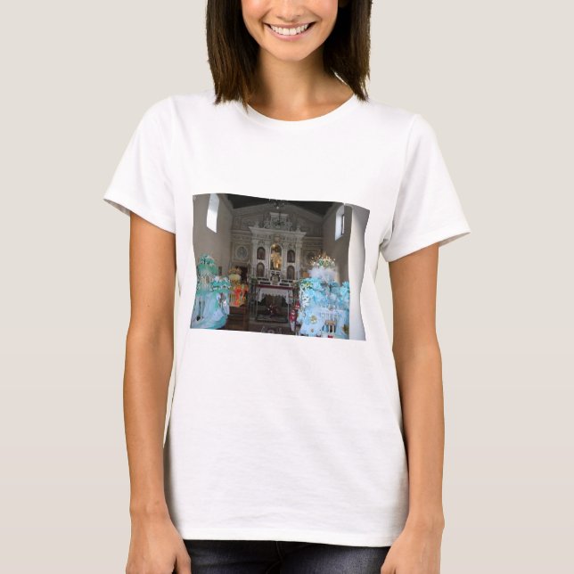 T-shirt Chapelle À Laino Borgo Italie Avant Un Festival (Devant)