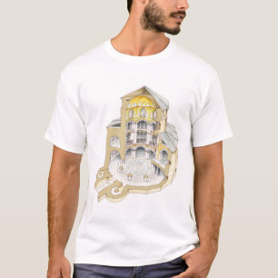 T-shirt Chapelle de Palatine. Aix-la-Chapelle. L'Allemagne