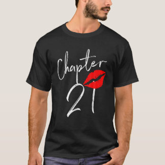 T-shirt Chapitre 21 Joyeux anniversaire 21 Né en 2000
