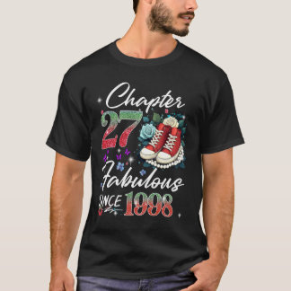 T-shirt Chapitre 27 Fabuleux EST 1998 27e Anniversaire Flo