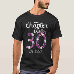 T-shirt Chapitre 30 S Est 1992 30E Anniversaire Vintage