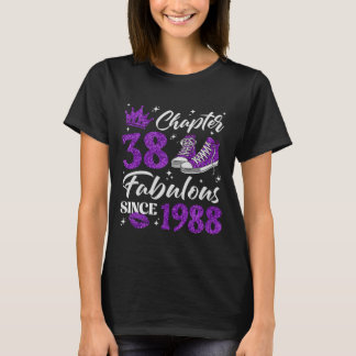 T-shirt Chapitre 38 Fabuleux depuis 1988 38e anniversaire 