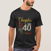 Chapitre 40 ans EST 1984 40e anniversaire Red Rose