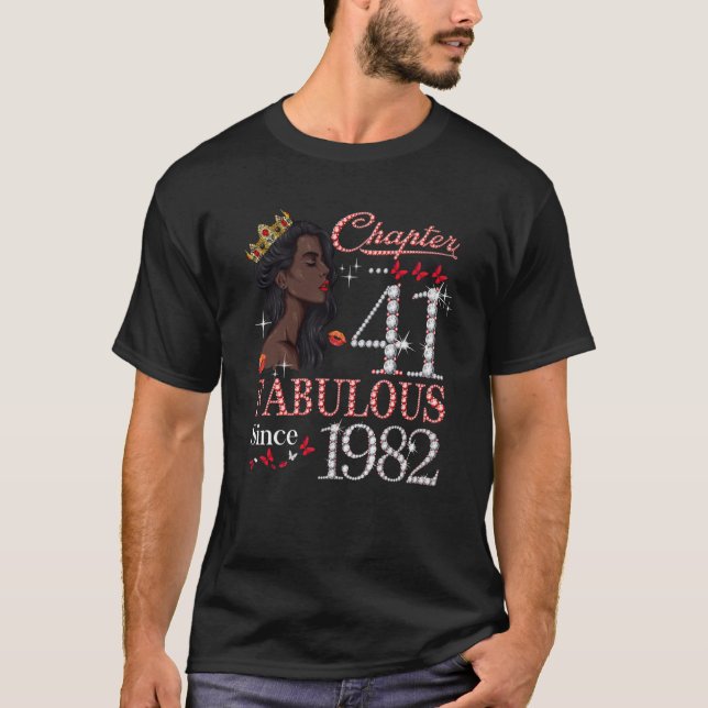 T-shirt Chapitre 41 Fabuleux depuis 1982 41e Anniversaire  (Devant)