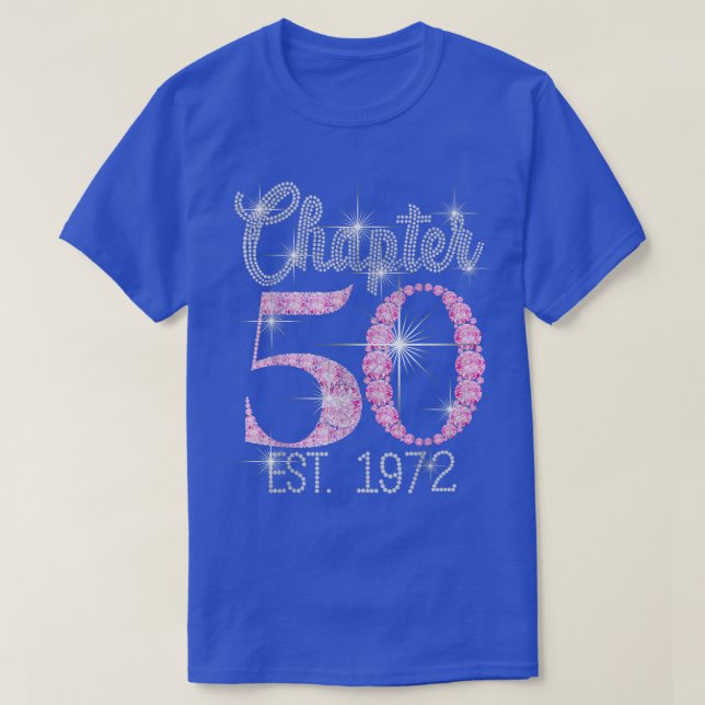 T-shirt Chapitre 50 EST 1972 50E Anniversaire Don De Dos P (Design devant)