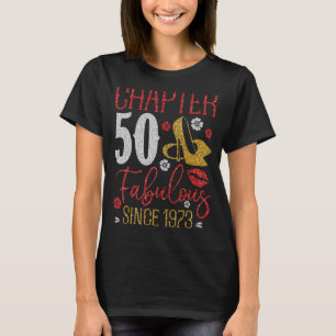 T-shirt Chapitre 50 Fabuleux depuis 1973 50e Anniversaire 