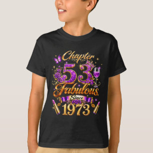 T-shirt Chapitre 53 Fabuleux depuis 1973 53e anniversaire