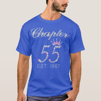 T-shirt Chapitre 55 EST 1967 55Th Birthday The Venin For W