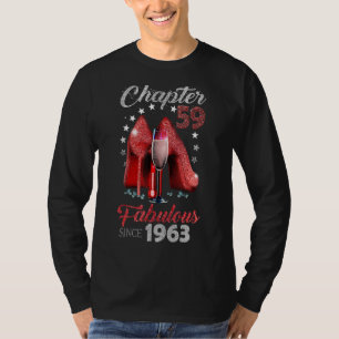 T-shirt Chapitre 59 Fabuleux depuis 1963 59e anniversaire